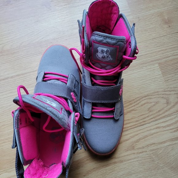 Vlado Footwear | Gray & Pink Atlas 2 Hi-Top Sneaker - Picture 3 of 6